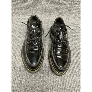 Dr. Martens Sidney Creeper Black Patent Lamper Platform Pointed Toe Shoes